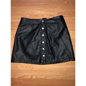 Faux Leather Mini